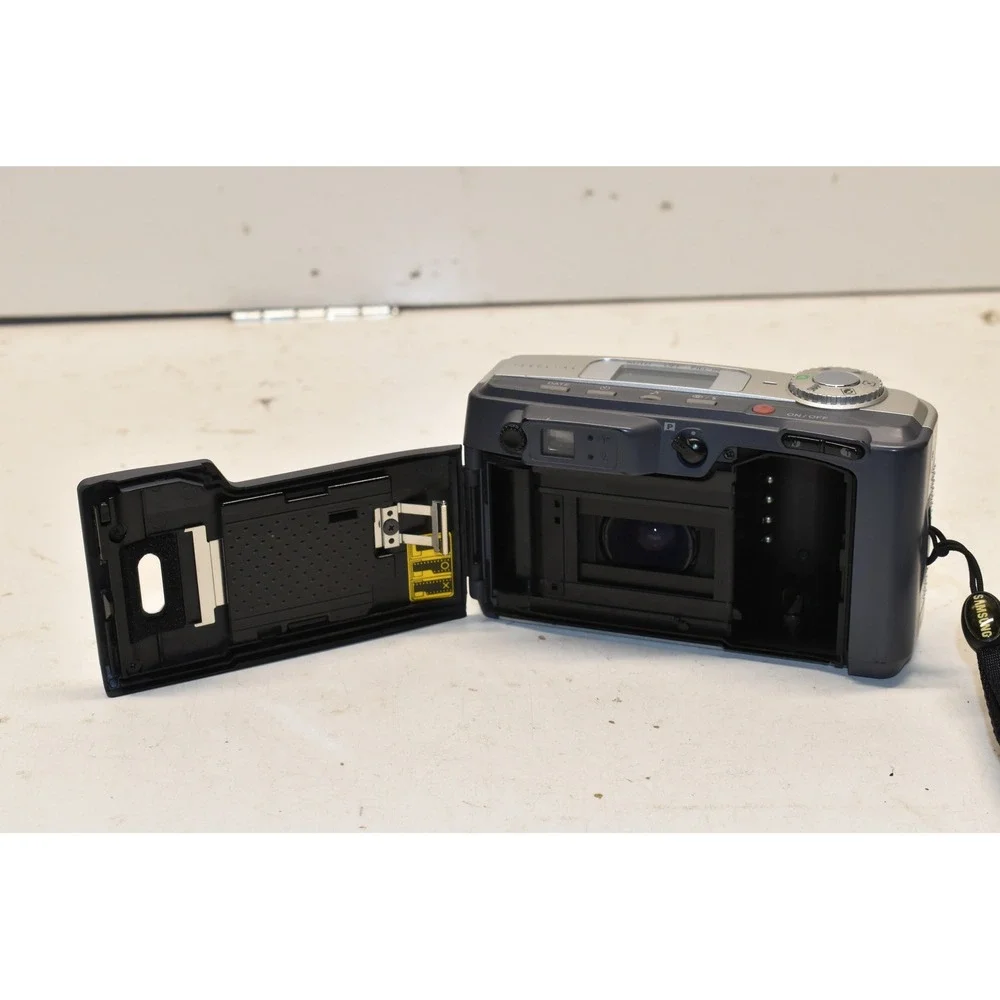 Samsung Maxima Zoom 170 GLM Film Camera Silver‎ 38-170mm Lens Panorama